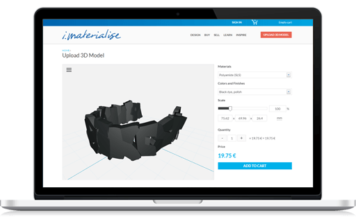 Upload and Order Your 3D Design