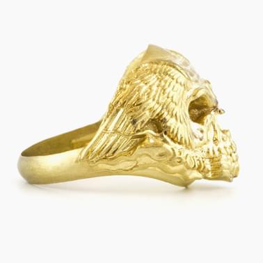 Skull Ring “Born to Ride” by Ziggy Hentze – ZeroGrafx – Namibia