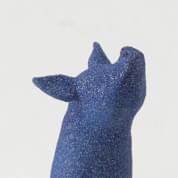 Piguin by Bert De Niel - Alumide Dyed Sparkly Blue