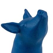 Piguin by Bert De Niel - Polyamide (SLS) Polished and Dyed  Petrol Blue