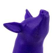 Piguin by Bert De Niel - Polyamide (SLS) Polished and Dyed  Purple